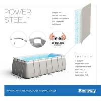 Bestway 56442 BW Каркасный бассейн Power Steel 404х201х100см, 6478л, песч.фил.-нас. 2006л/ч, лестница, попл.-дозатор Bestway 56442 BW Каркасный бассейн Power Steel 404х201х100см, 6478л, песч.фил.-нас. 2006л/ч, лестница, попл.-дозатор
